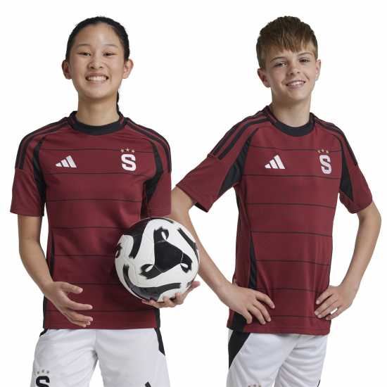 Adidas Домакинска Футболна Фланелка Ac Sparta Prague Home Shirt 2024 2025 Junior  