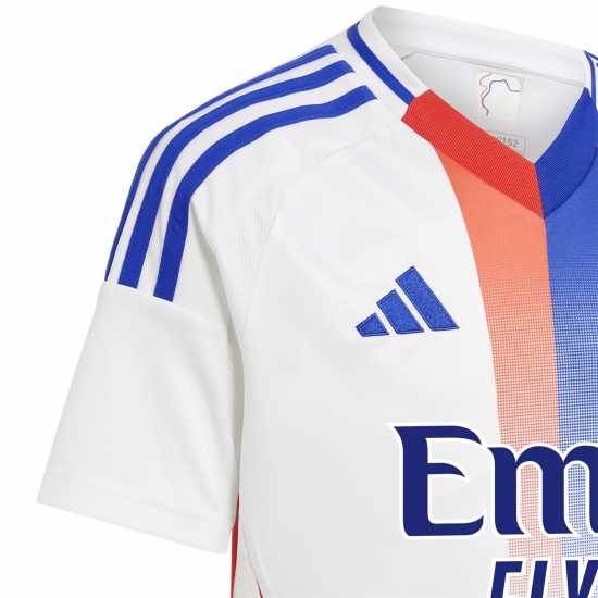 Adidas Домакинска Футболна Фланелка Olympique Lyonnais Home Shirt 2024 2025 Juniors  