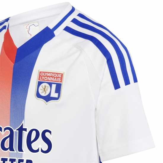 Adidas Домакинска Футболна Фланелка Olympique Lyonnais Home Shirt 2024 2025 Juniors  