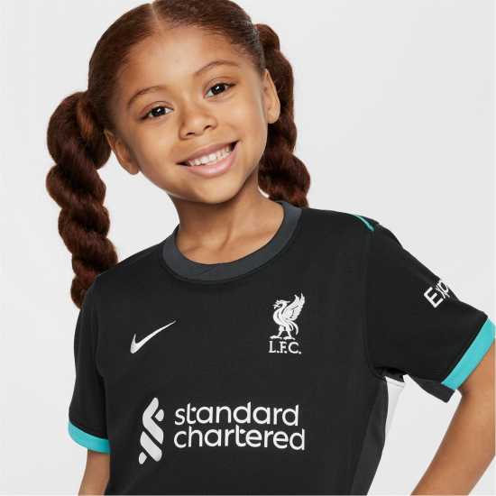 Nike Liverpool Away Minikit 2024 2025 Infants  