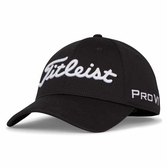 Titleist Tour Elite Cap Черно/Бяло Шапки за голф и козирки