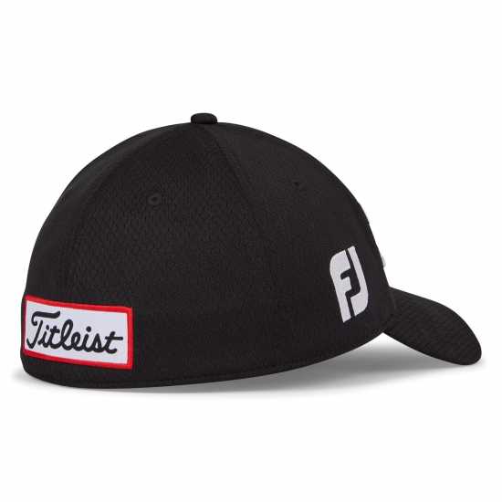 Titleist Tour Elite Cap Черно/Бяло Шапки за голф и козирки