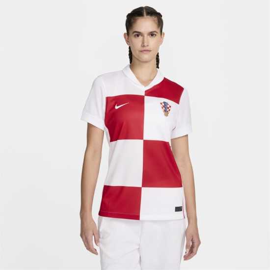 Nike Домакинска Футболна Фланелка Croatia Home Shirt 2024 Womens  Дамско облекло плюс размер