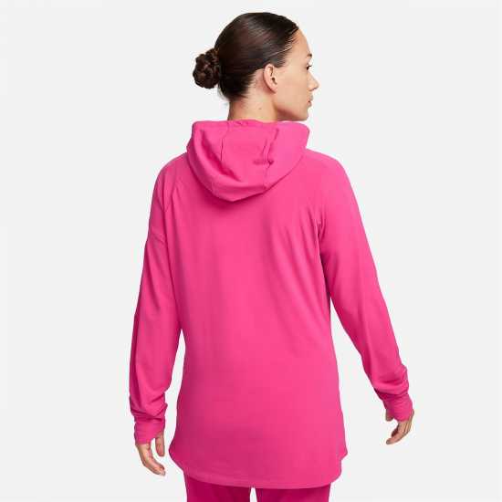 Nike Dri-FIT Academy Women's Hoodie Огнена Ягода Дамски суичъри и блузи с качулки