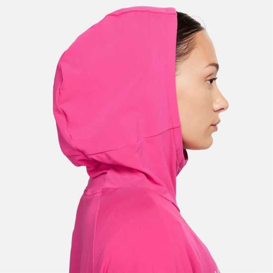 Nike Dri-FIT Academy Women's Hoodie Огнена Ягода Дамски суичъри и блузи с качулки