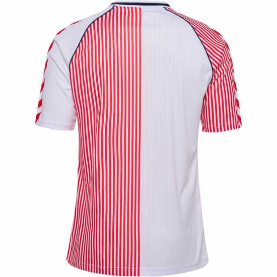 Hummel Denmark 1986 Retro Away Shirt Adults  Hummel Mens