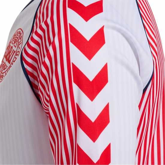 Hummel Denmark 1986 Retro Away Shirt Adults  Hummel Mens