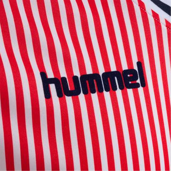 Hummel Denmark 1986 Retro Away Shirt Adults  Hummel Mens