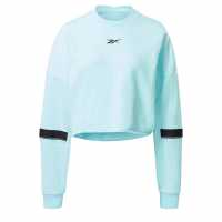 Reebok Cropped French Terry Crew Sweatshirt Womens  Дамски суичъри и блузи с качулки