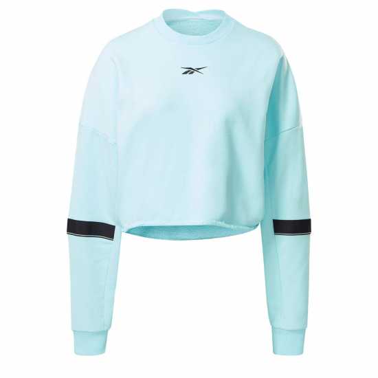 Reebok Cropped French Terry Crew Sweatshirt Womens  Дамски суичъри и блузи с качулки