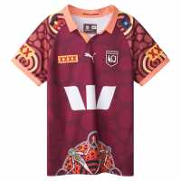 Puma Queensland Maroons Indigenous Shirt 2024 Adults  Мъжки ризи