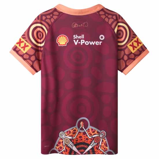 Puma Queensland Maroons Indigenous Shirt 2024 Adults  Мъжки ризи