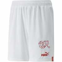 Puma Switzerland Shorts Replica Juniors 2022 Pm Wht/ Rd Детски къси панталони