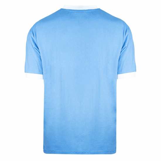 Score Draw Домакинска Футболна Фланелка Manchester City 1972 Home Shirt Mens  Мъжки тениски и фланелки