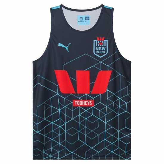 Puma New South Wales Blues Training Vest 2024 Adults  Мъжки ризи