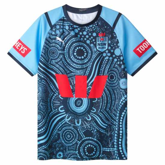 Puma New South Wales Blues Indigenous Shirt 2024 Adults  Мъжки ризи