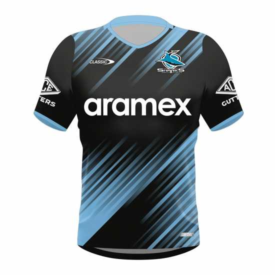 Мъжка Риза Classic Sportswear Cronulla Sharks 2024 Training T-Shirt Mens  Мъжки ризи