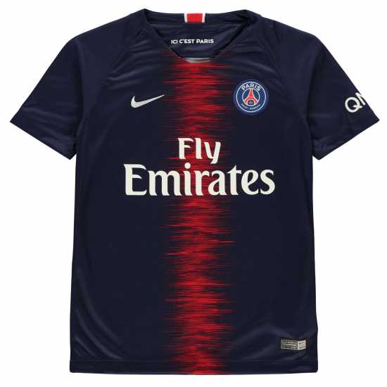 Nike Домакинска Футболна Фланелка Paris Saint Germain Home Shirt 2018 2019 Junior  