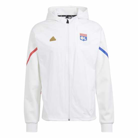 Adidas Olympique Lyonnais Designed For Gameday Full-Zip Hoodie Adults  Футболни тренировъчни якета