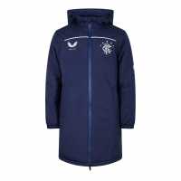 Castore Rangers Bench Jacket 2021 2022 Junior  Детски якета и палта