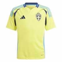 Adidas Домакинска Футболна Фланелка Sweden Home Shirt 2024 Juniors  