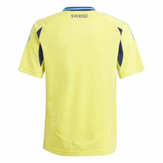 Adidas Домакинска Футболна Фланелка Sweden Home Shirt 2024 Juniors  