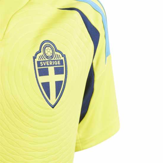 Adidas Домакинска Футболна Фланелка Sweden Home Shirt 2024 Juniors  