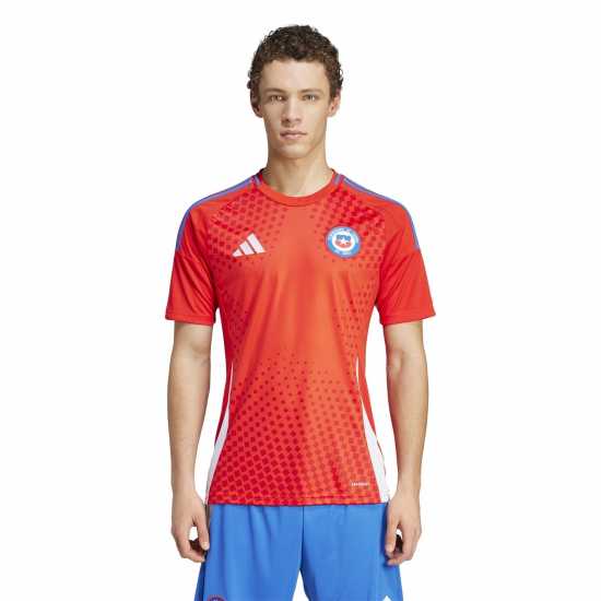 Adidas Домакинска Футболна Фланелка Chile Home Shirt 2024 Adults  New Releases