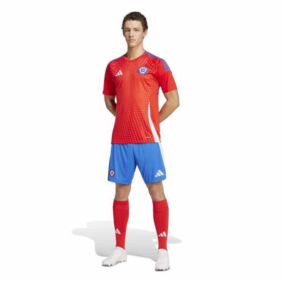 Adidas Домакинска Футболна Фланелка Chile Home Shirt 2024 Adults  New Releases