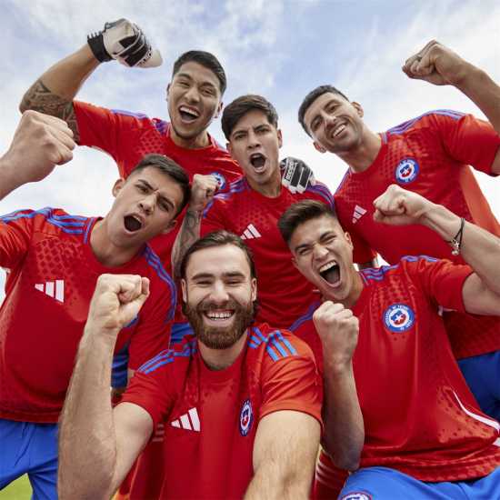 Adidas Домакинска Футболна Фланелка Chile Home Shirt 2024 Adults  New Releases