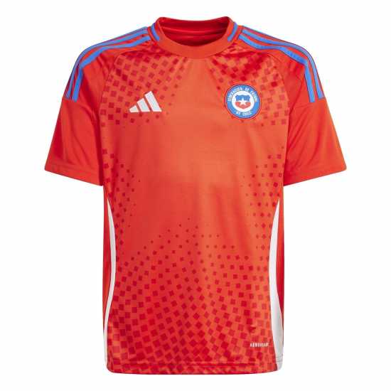 Adidas Домакинска Футболна Фланелка Chile Home Shirt 2024 Juniors  New Releases