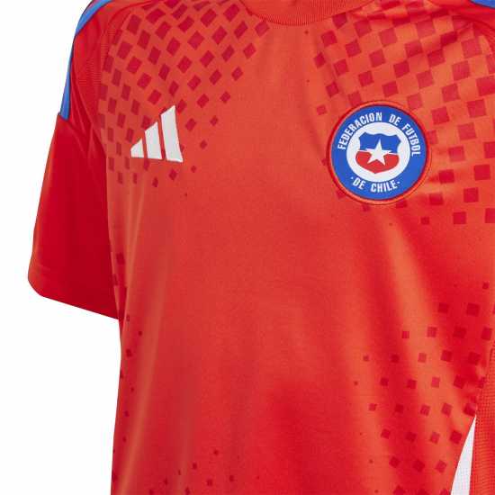 Adidas Домакинска Футболна Фланелка Chile Home Shirt 2024 Juniors  New Releases