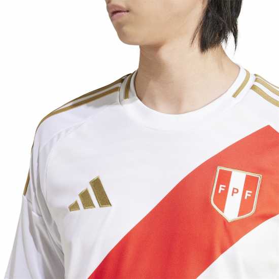 Adidas Домакинска Футболна Фланелка Peru Home Shirt 2024 Adults  New Releases