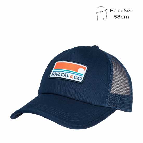 Soulcal Trucker Cap 42 Морска синьо Шапки с козирка