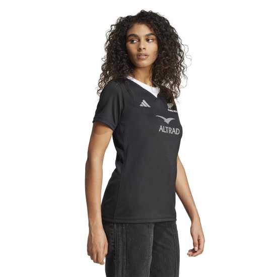 Adidas Домакинска Футболна Фланелка Black Ferns Home Shirt 2024 Womens  Дамско облекло плюс размер