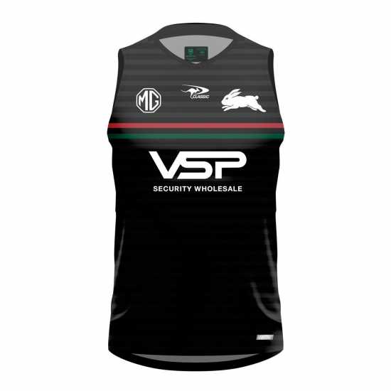 Classic Sportswear South Sydney Rabbitohs 2024 Singlet Mens Черно Мъжко облекло за едри хора