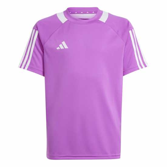 Adidas Тениска Sereno Aeroready Juniors T Shirt ЛилавоПръскане/Бял 