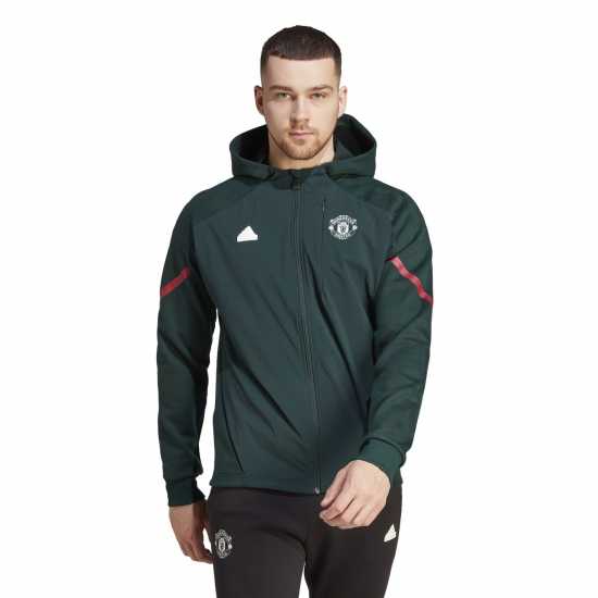 Adidas Manchester United Gameday Full-Zip Hoodie Adults  Мъжки суитчъри и блузи с качулки