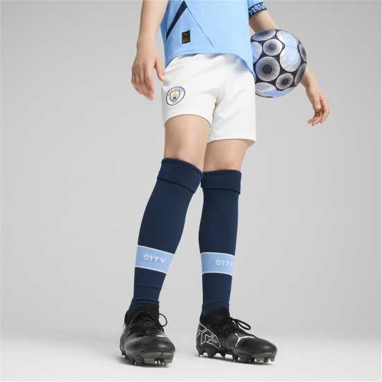 Puma Manchester City Home Shorts 2024 2025 Juniors  