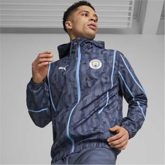 Puma Manchester City Pre Match Jacket 2024 2025 Adults  Мъжки грейки