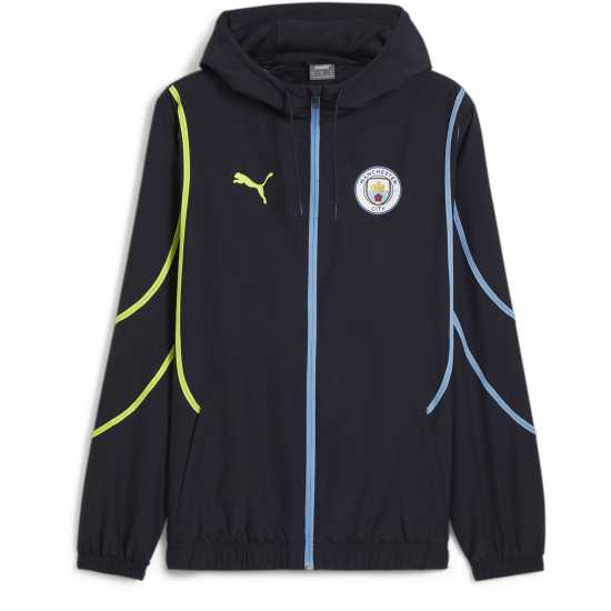 Тъкано Горнище Puma Manchester City Pre Match Woven Jacket 2024 2025 Adults  Футболни тренировъчни якета