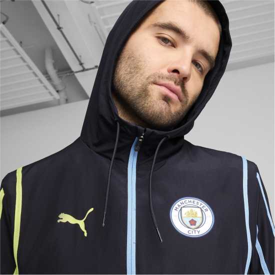 Тъкано Горнище Puma Manchester City Pre Match Woven Jacket 2024 2025 Adults  Футболни тренировъчни якета