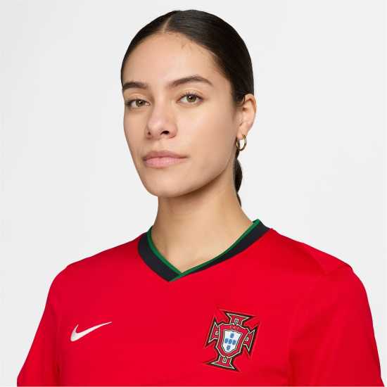 Nike Домакинска Футболна Фланелка Portugal Home Shirt 2024 Womens  Дамско облекло плюс размер