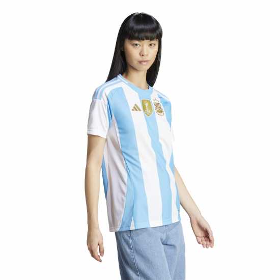 Adidas Домакинска Футболна Фланелка Argentina Home Shirt 2024 Womens  Дамско облекло плюс размер