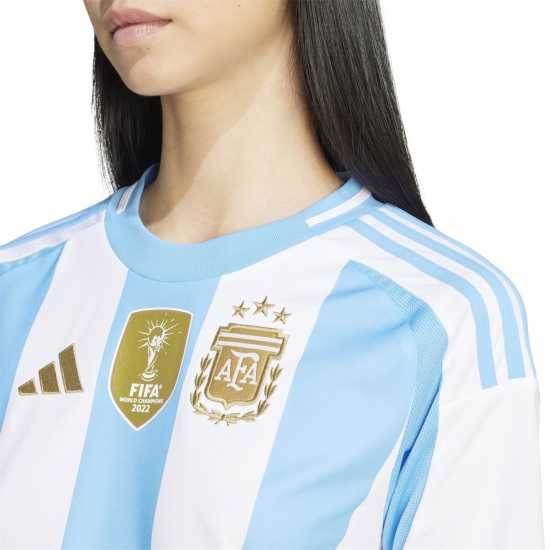 Adidas Домакинска Футболна Фланелка Argentina Home Shirt 2024 Womens  Дамско облекло плюс размер