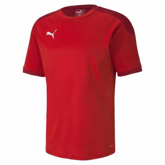 Puma Мъжка Спортна Тениска Training Top Mens Пума Червено Мъжко облекло за едри хора