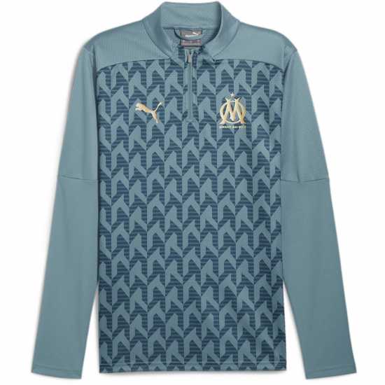 Puma Olympique De Marseille Drill Top 2024 2025 Adults  Мъжки горнища с цип