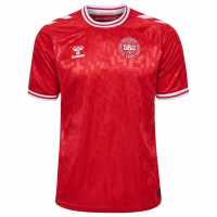 Hummel Домакинска Футболна Фланелка Denmark Home Shirt 2024 Adults  Hummel Mens