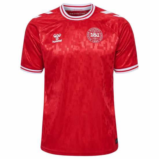 Hummel Домакинска Футболна Фланелка Denmark Home Shirt 2024 Adults  Hummel Mens