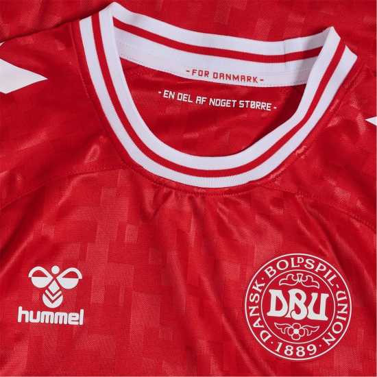 Hummel Домакинска Футболна Фланелка Denmark Home Shirt 2024 Adults  Hummel Mens